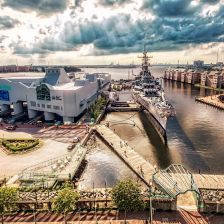 The Nauticus and Hampton Roads Naval Museum in Norfolk, Virginia. http://nauticus.org https://www.history.navy.mil/museums/hrnm/index.html